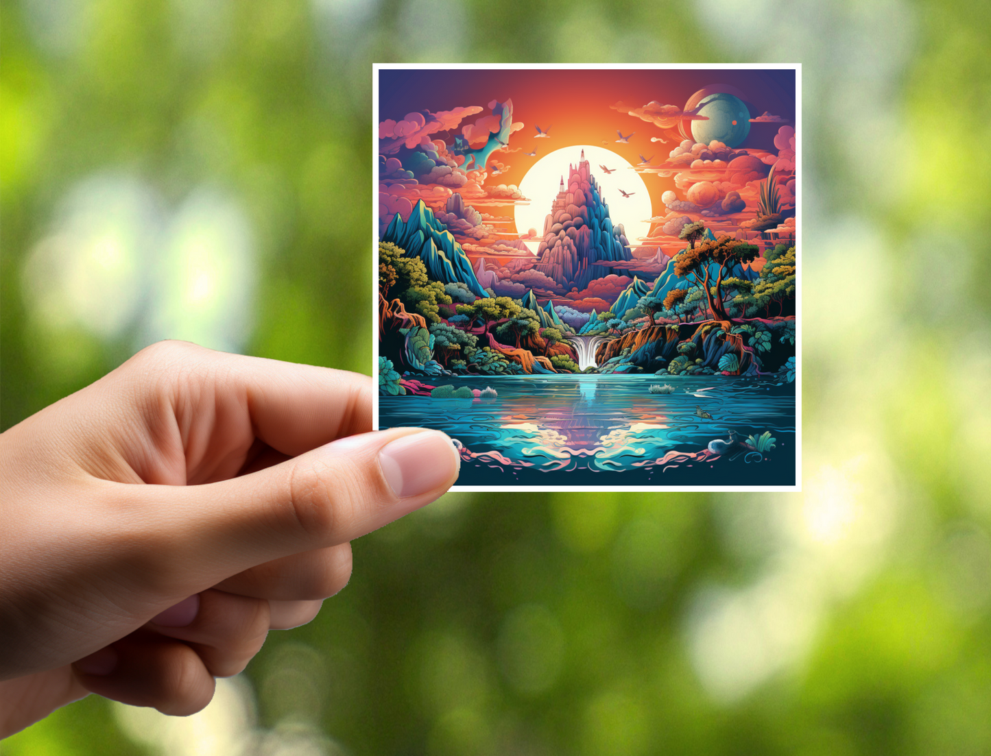 Surreal Jungle Sticker