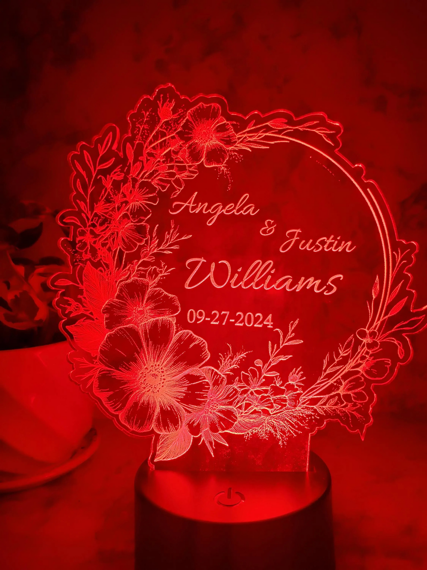 Custom Acrylic LED Couple's Sign