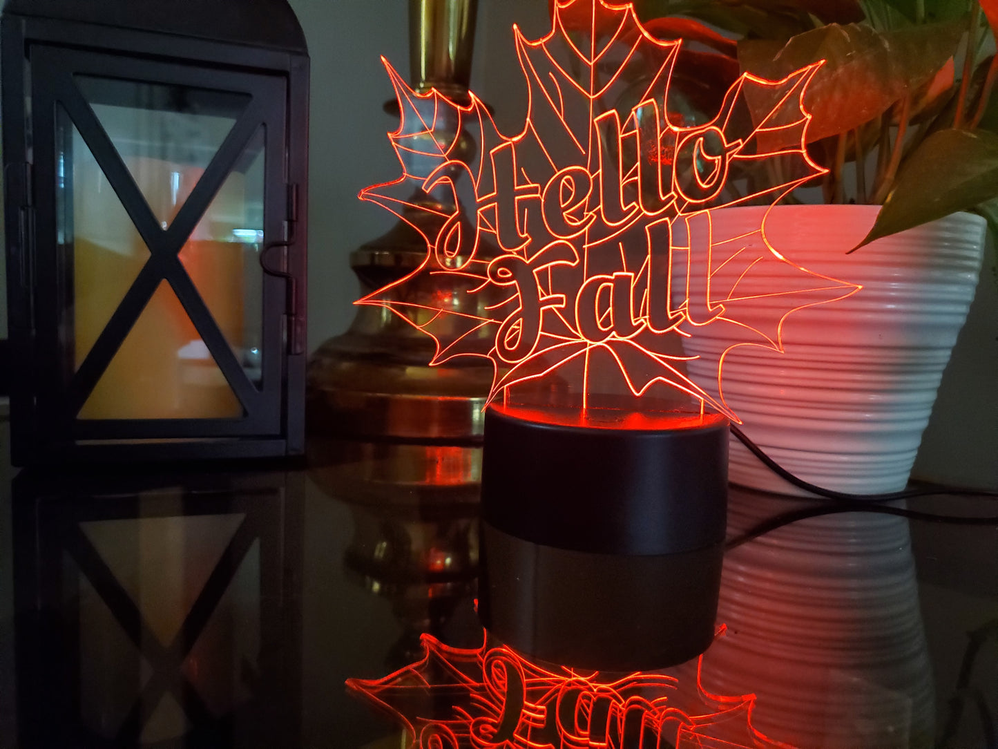 Maple Leaf Fall LED Sign