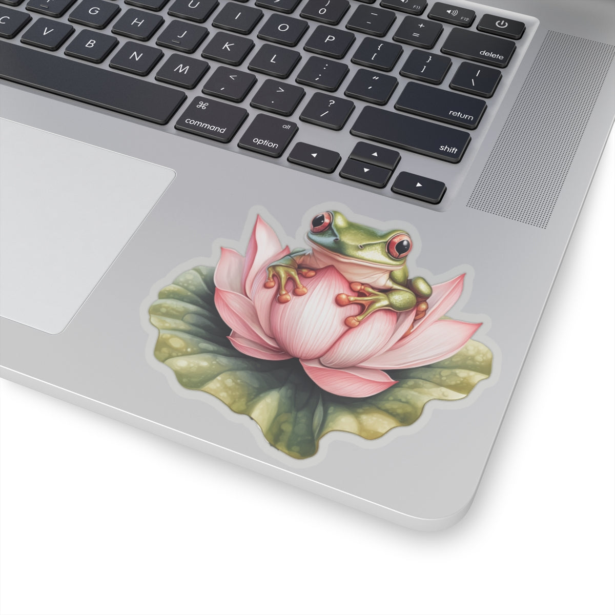 Frog on Lily Sticker