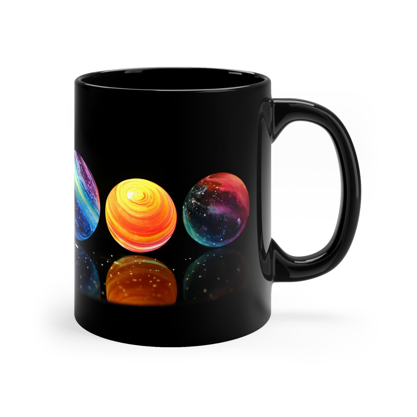 Neon Planets Mug