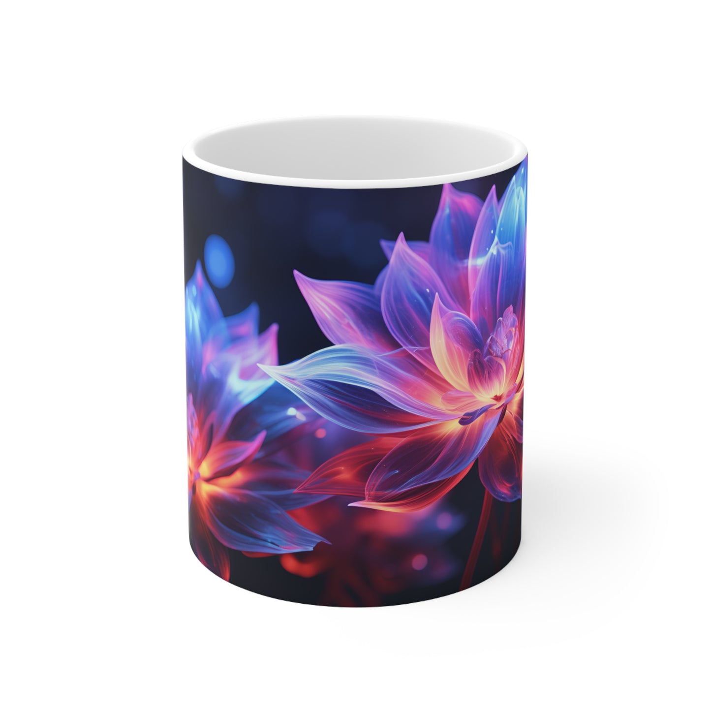 Neon Flower Mug