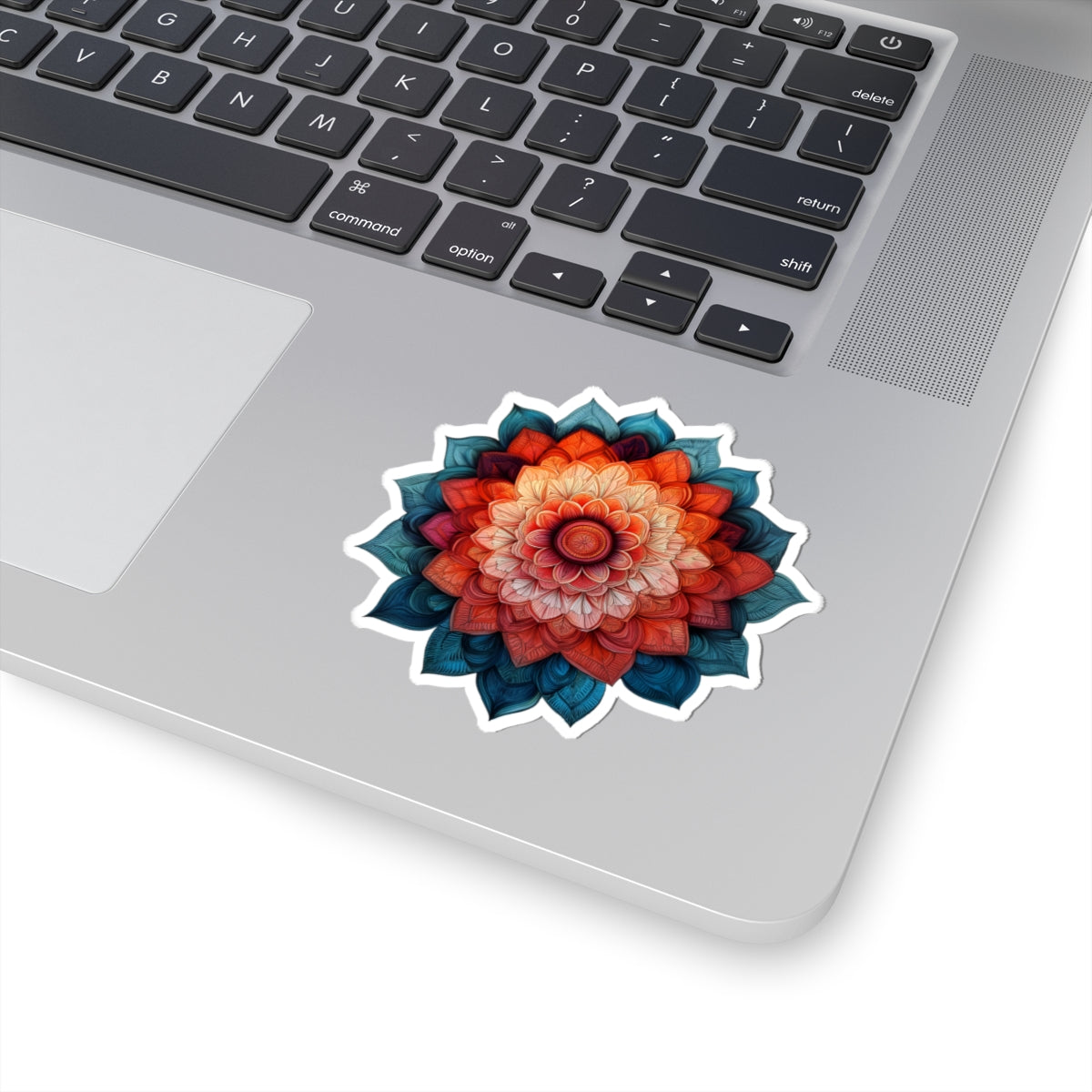 Red and Blue Mandala Sticker