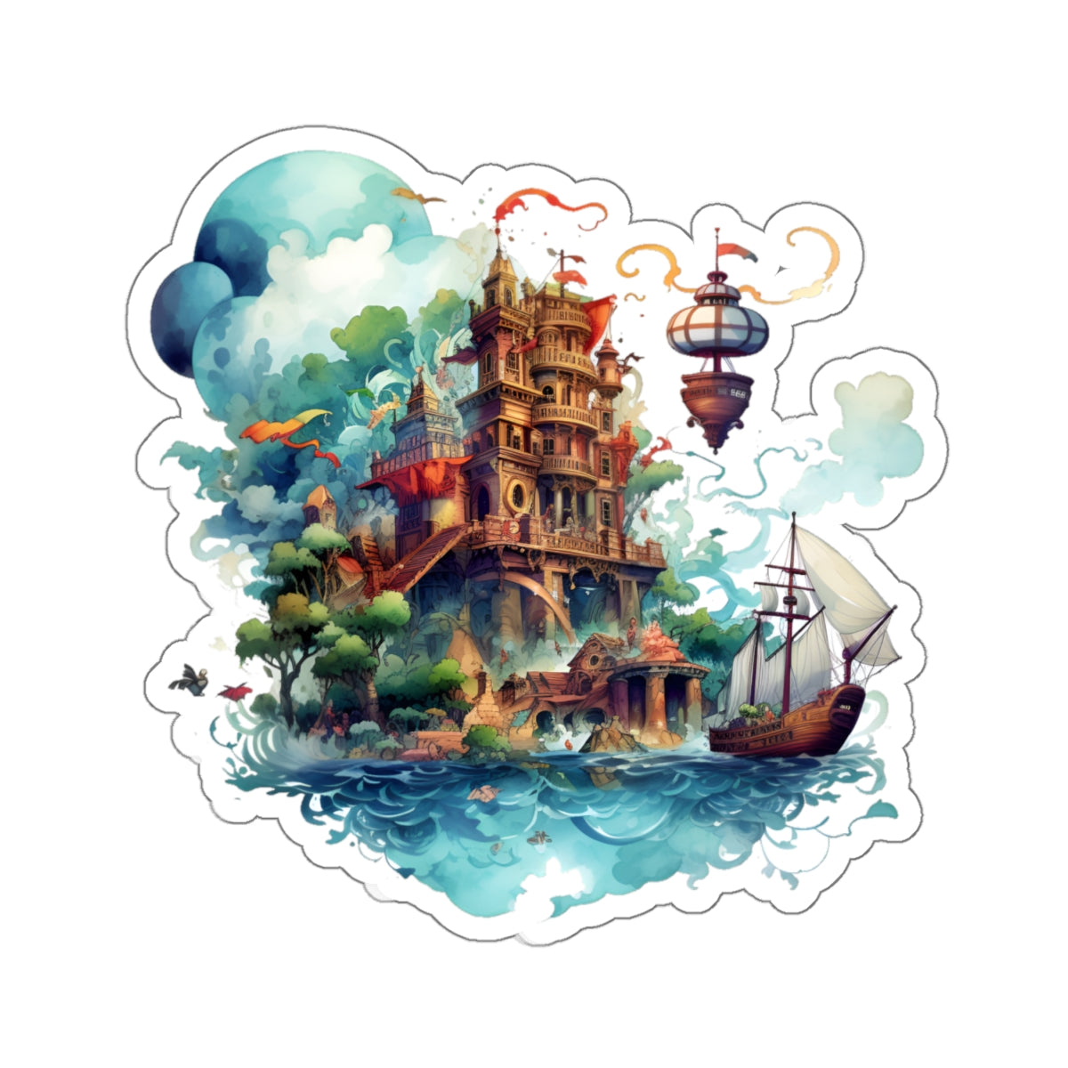 Castle Adventure Sticker