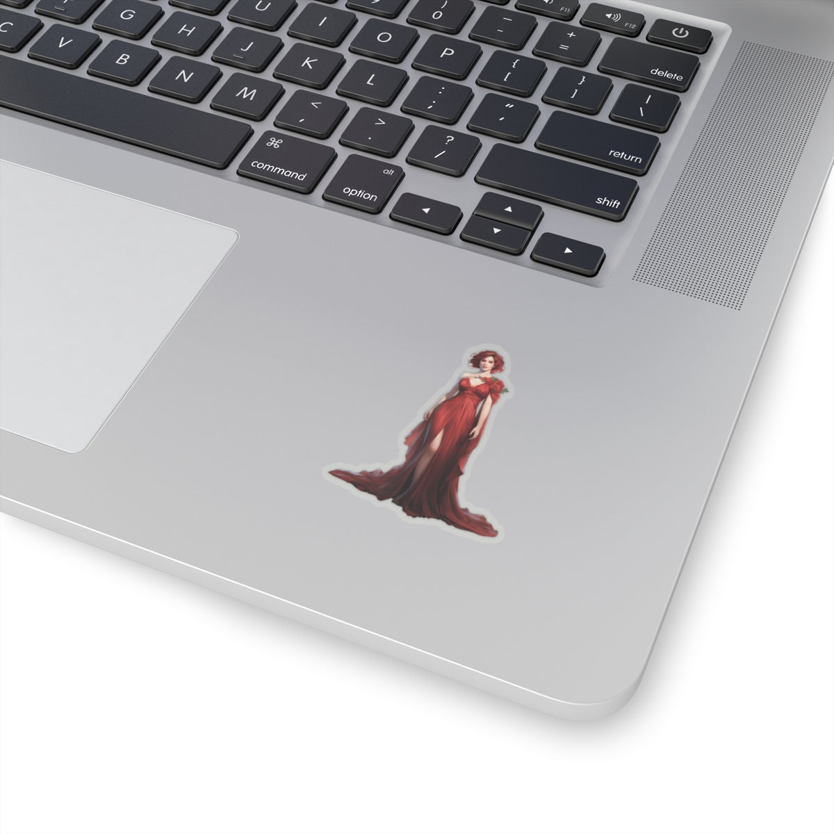 Woman in Red Sticker