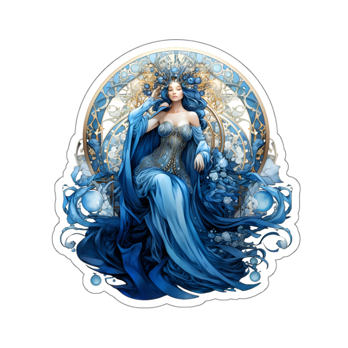 Sapphire Queen Sticker