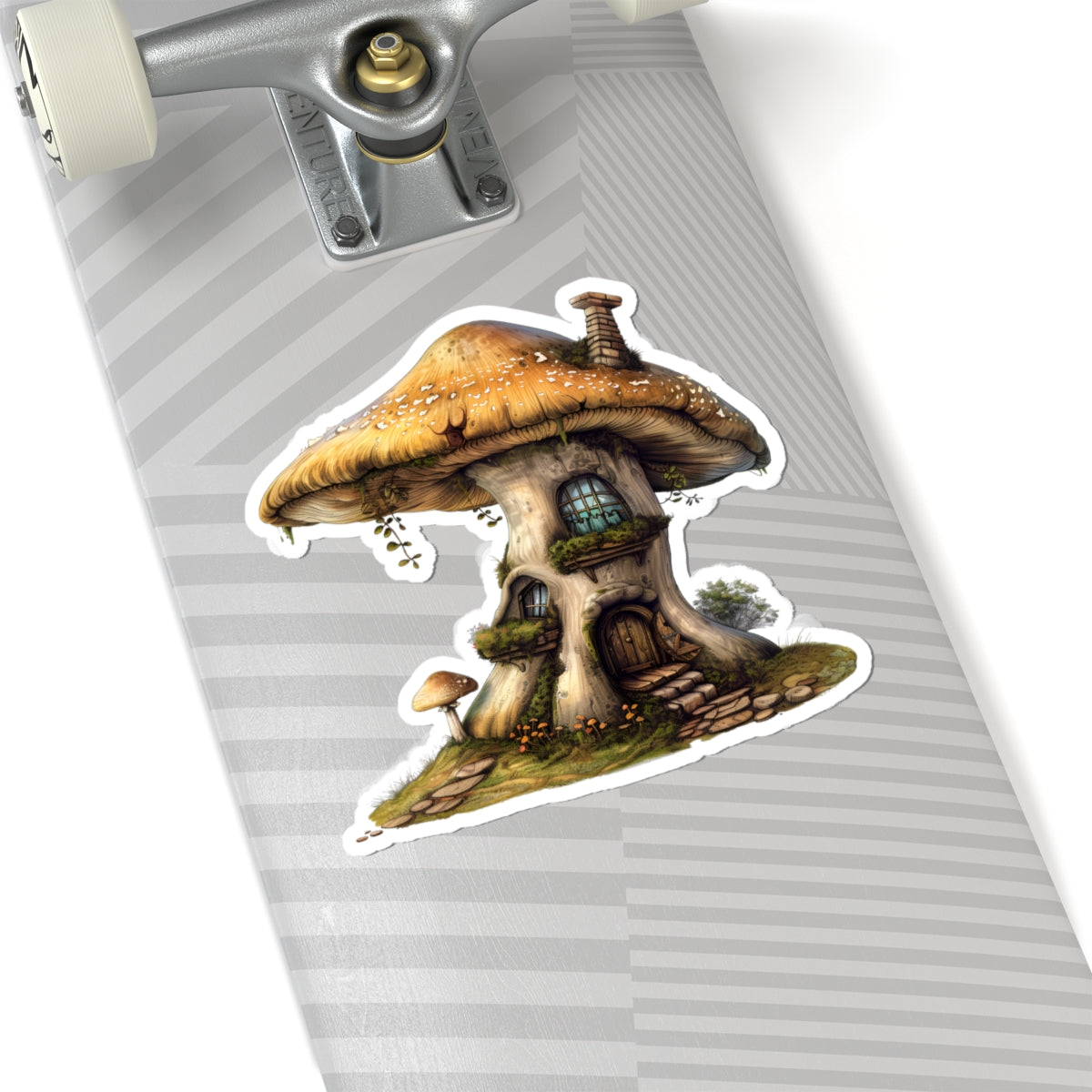 Mushroom House Sticker