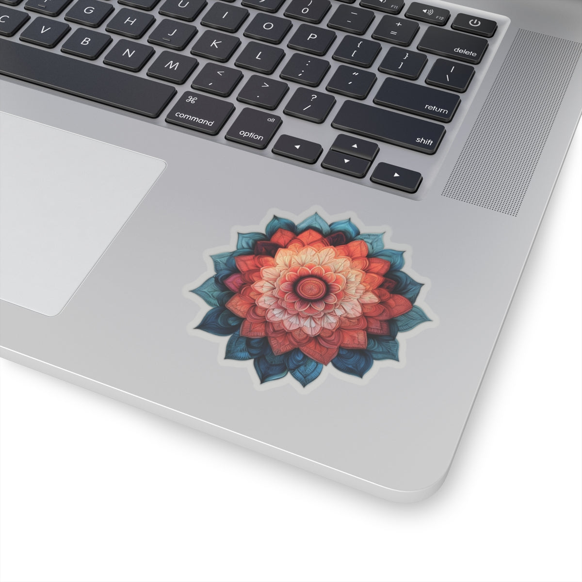 Red and Blue Mandala Sticker