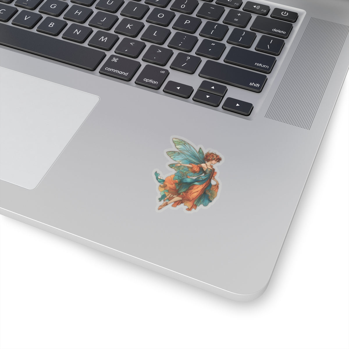 Orange and Blue Fairy Sticker