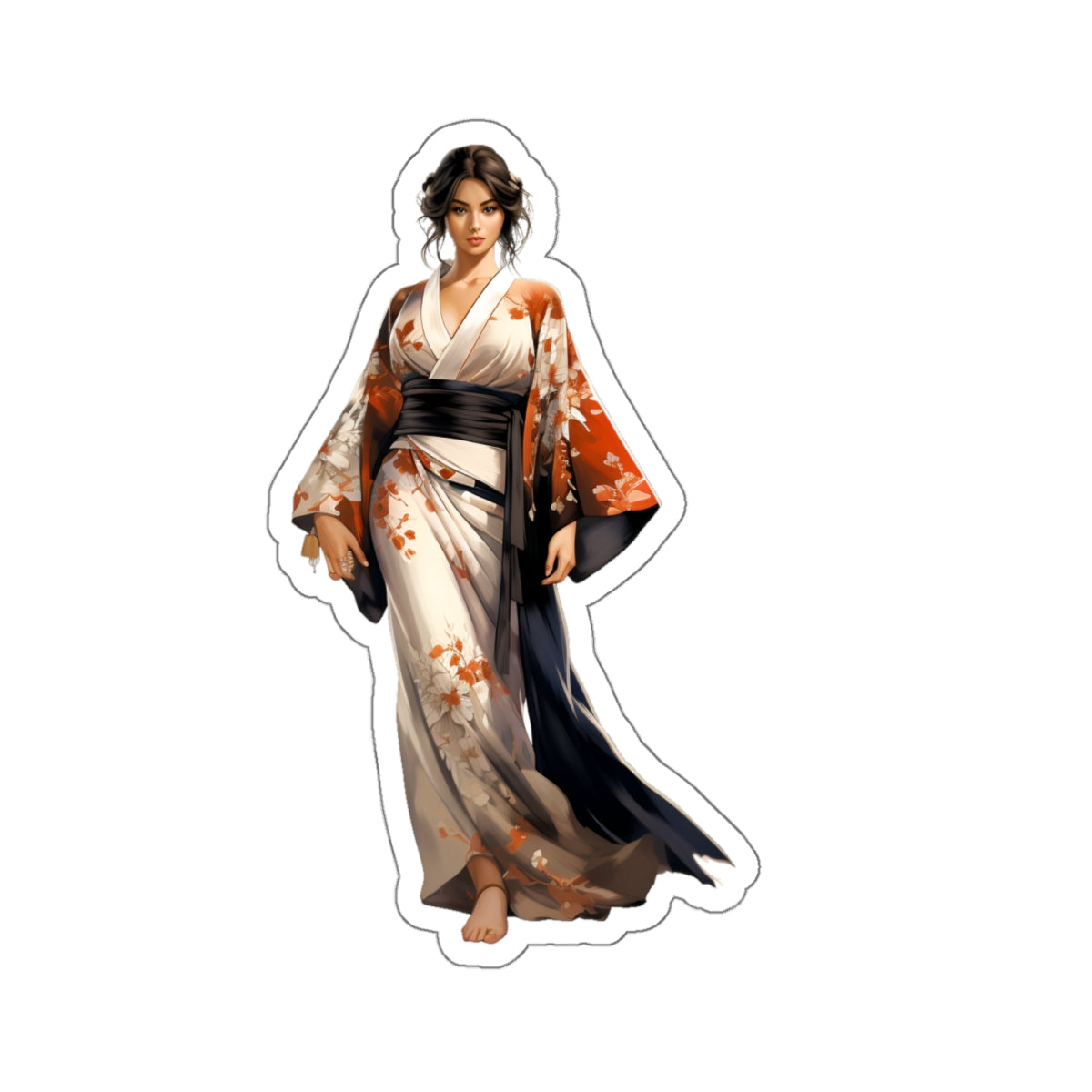 Kimono Woman Sticker