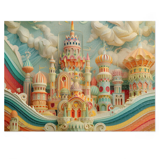 Paper Castle Jigsaw Puzzle (252, 500,1000-Piece)