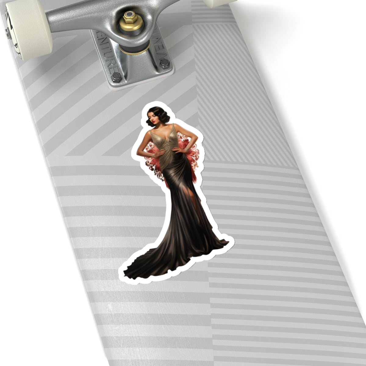 Art Deco Latina Woman Sticker