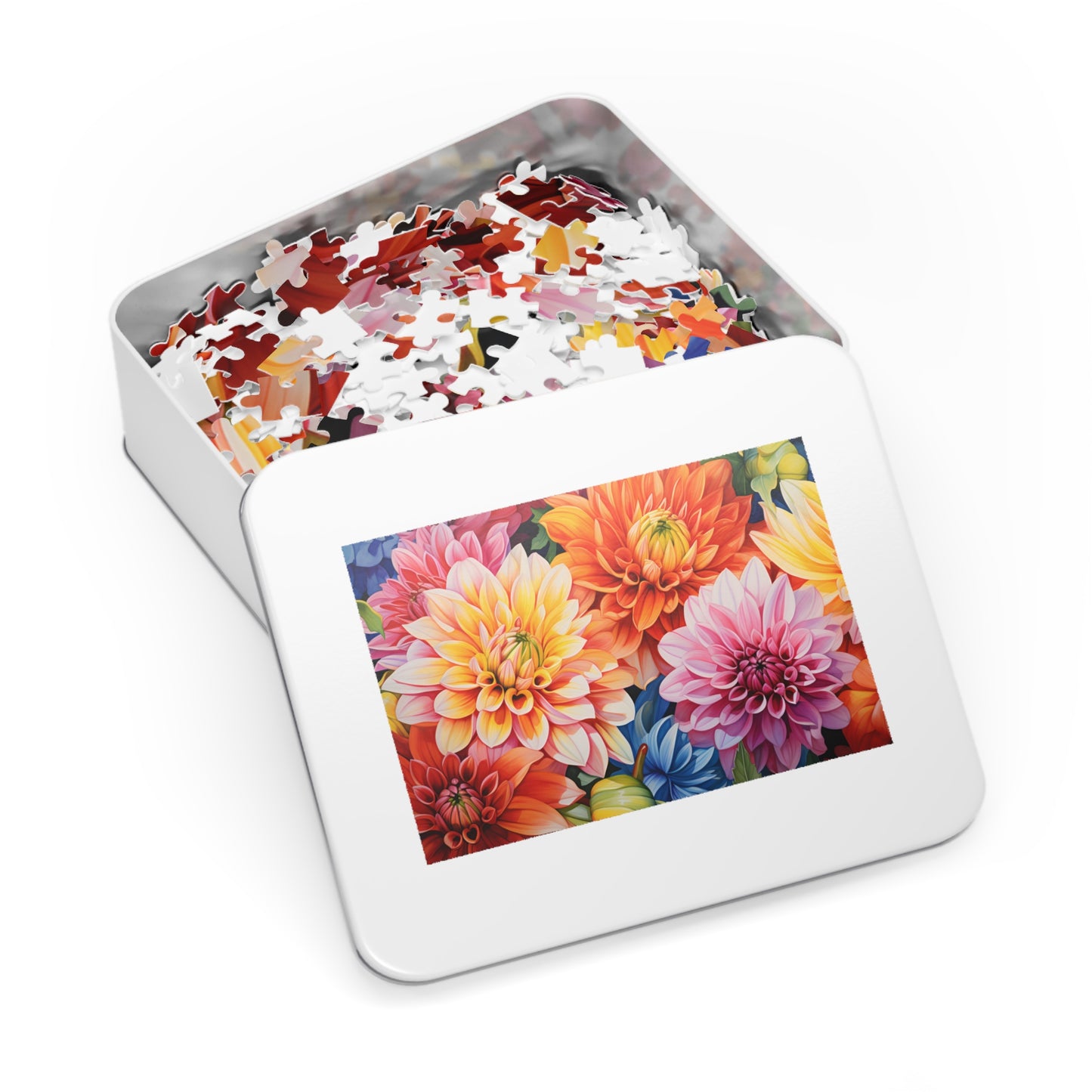 Dahlias Jigsaw Puzzle ( 500,1000-Piece)