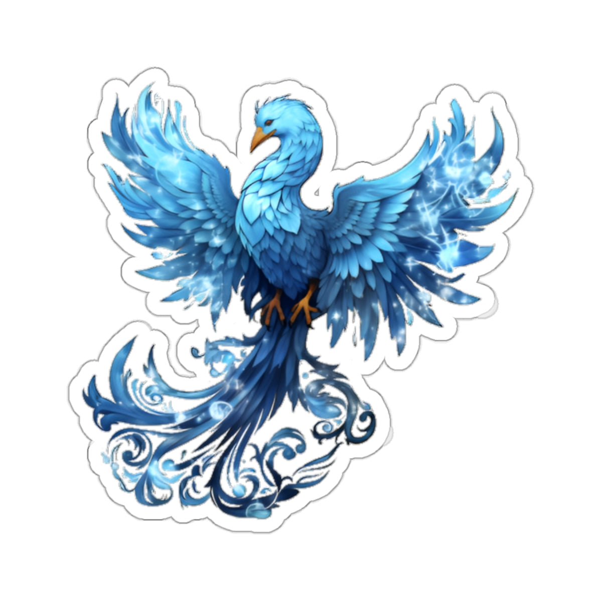 Blue Phoenix Sticker