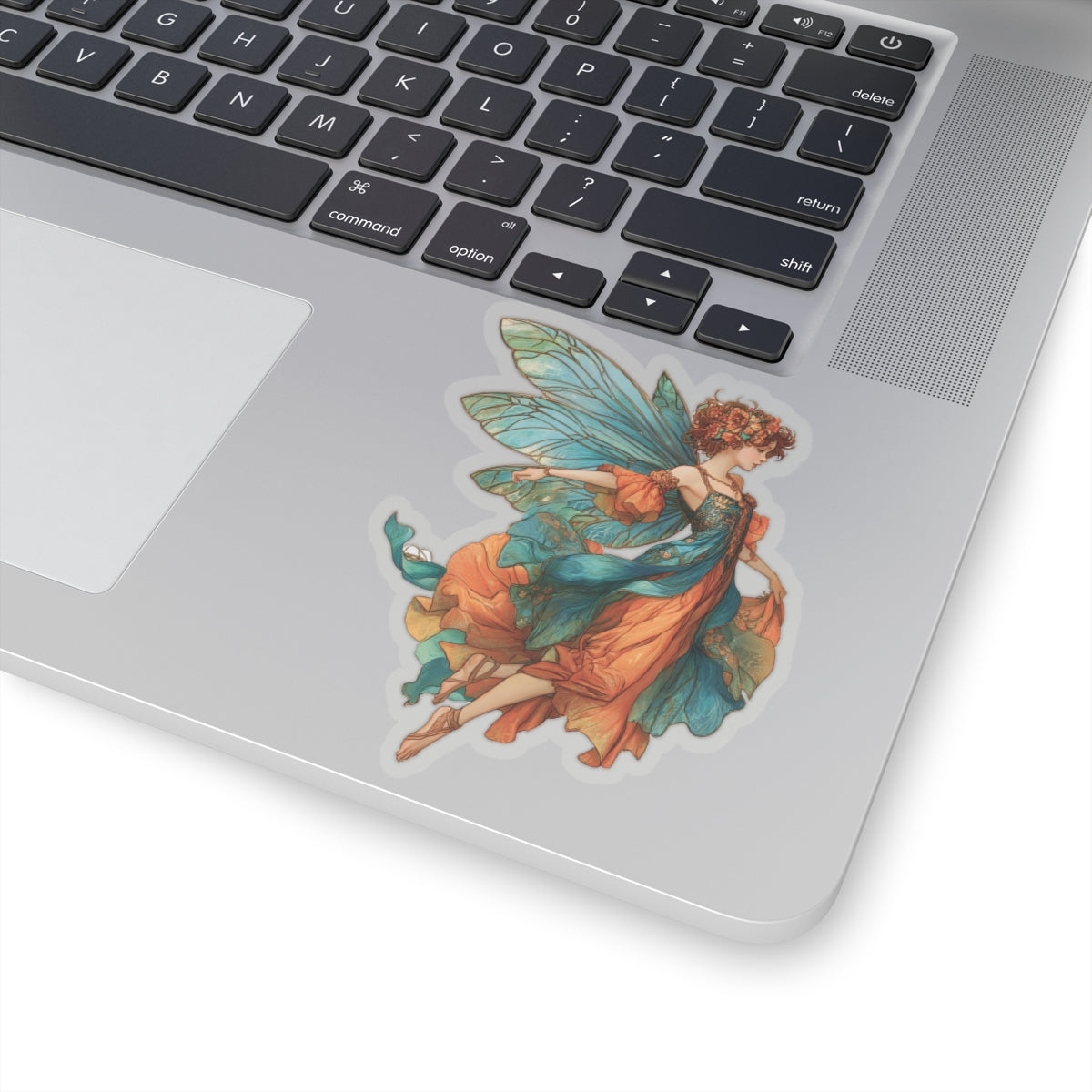 Orange and Blue Fairy Sticker