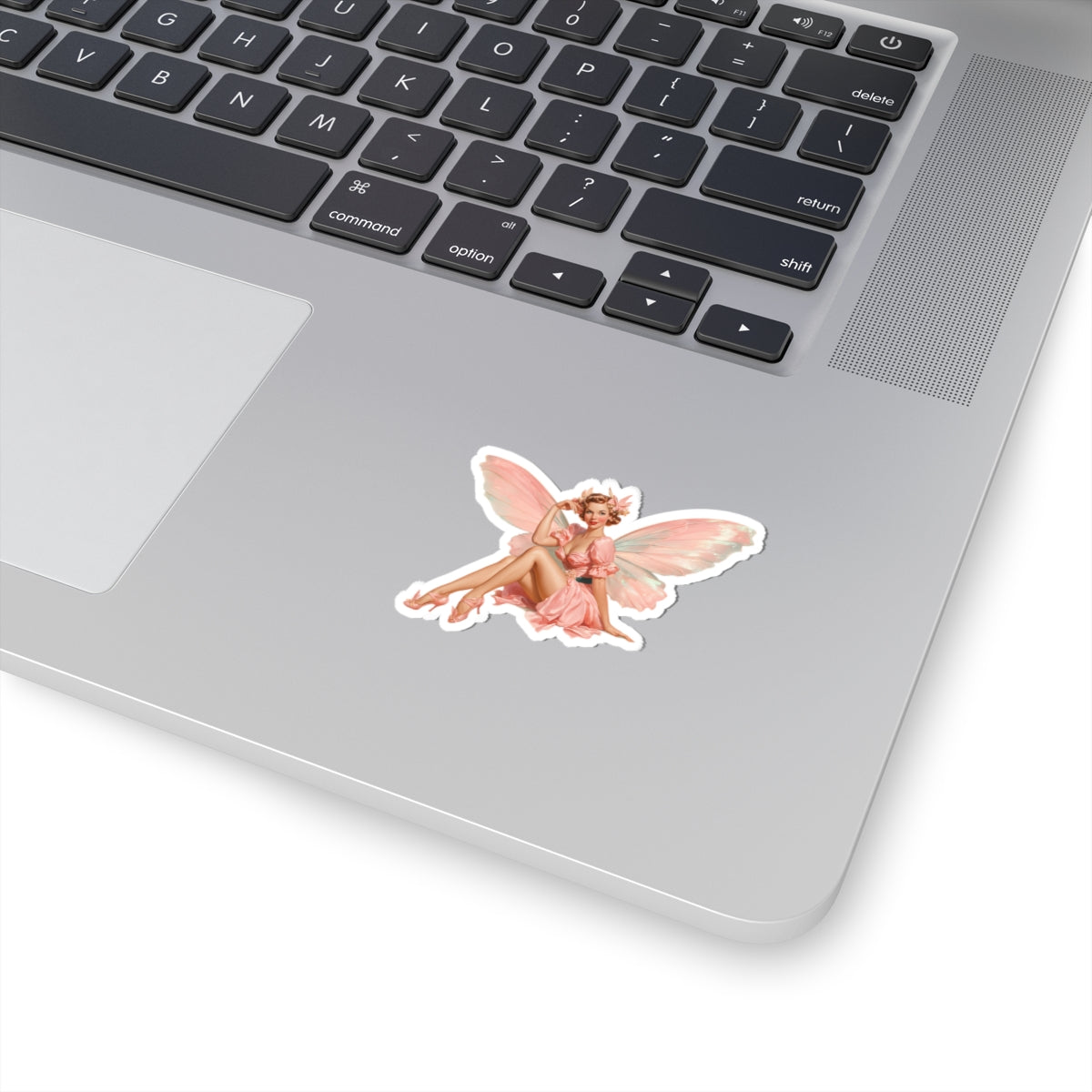 Pink Pin Up Fairy Sticker