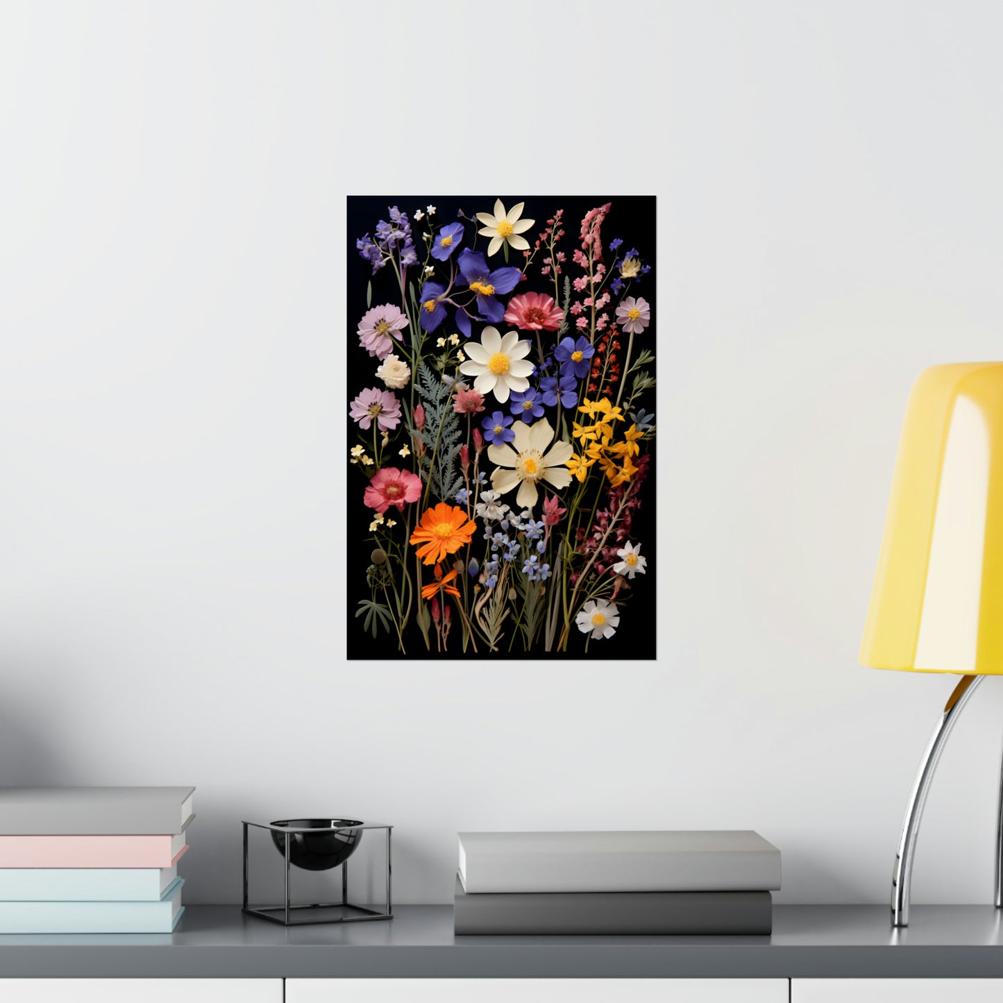 Pressed Flowers Poster