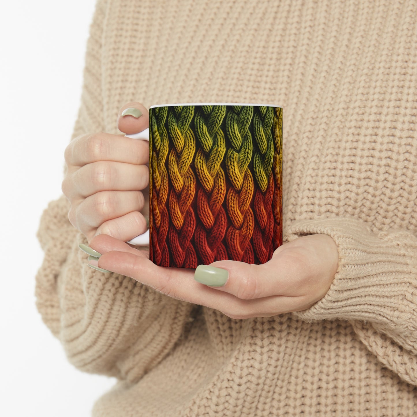 Fall Knit Mug