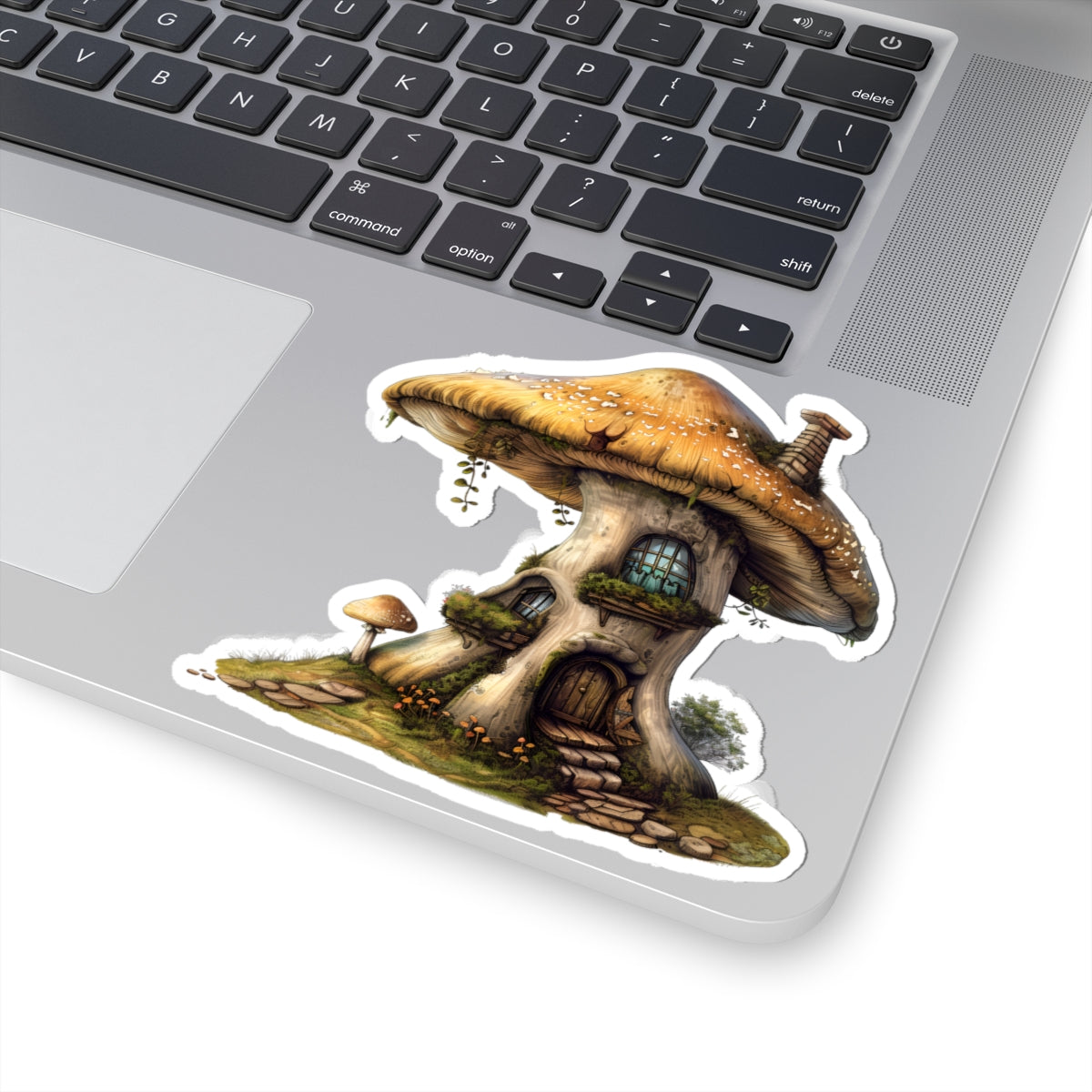 Mushroom House Sticker