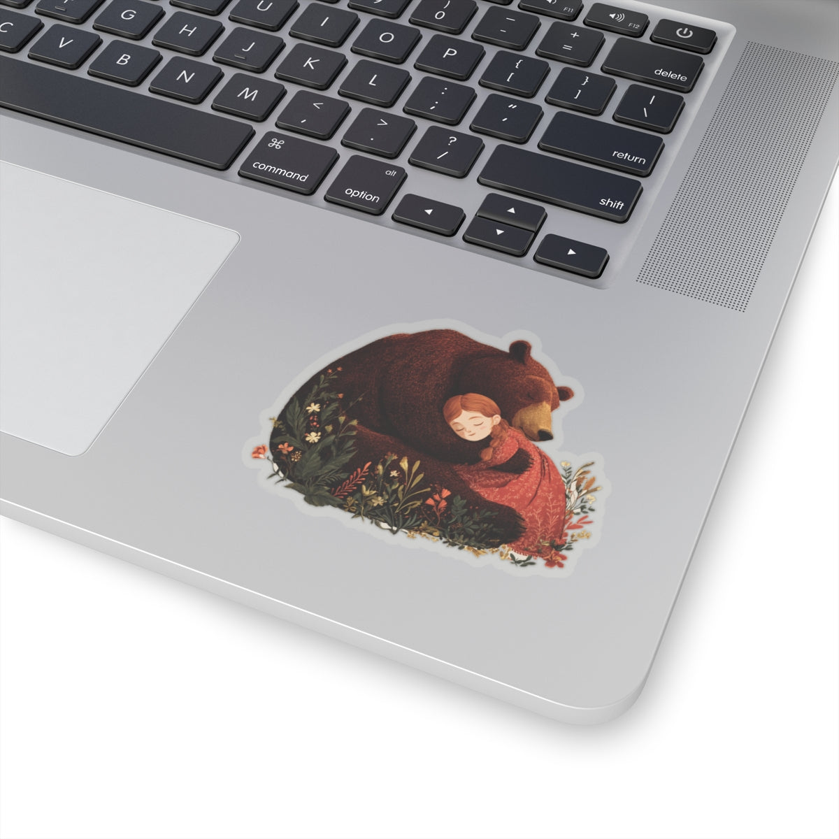 Little Girl and The Bear Sticker