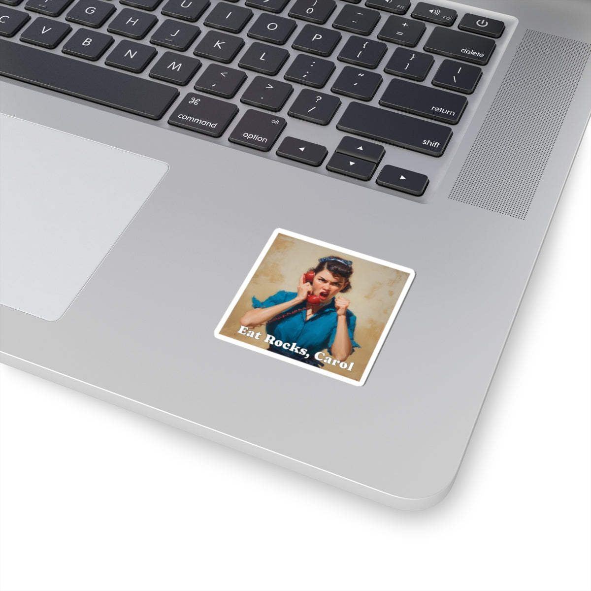 Eat Rocks Carol Sticker