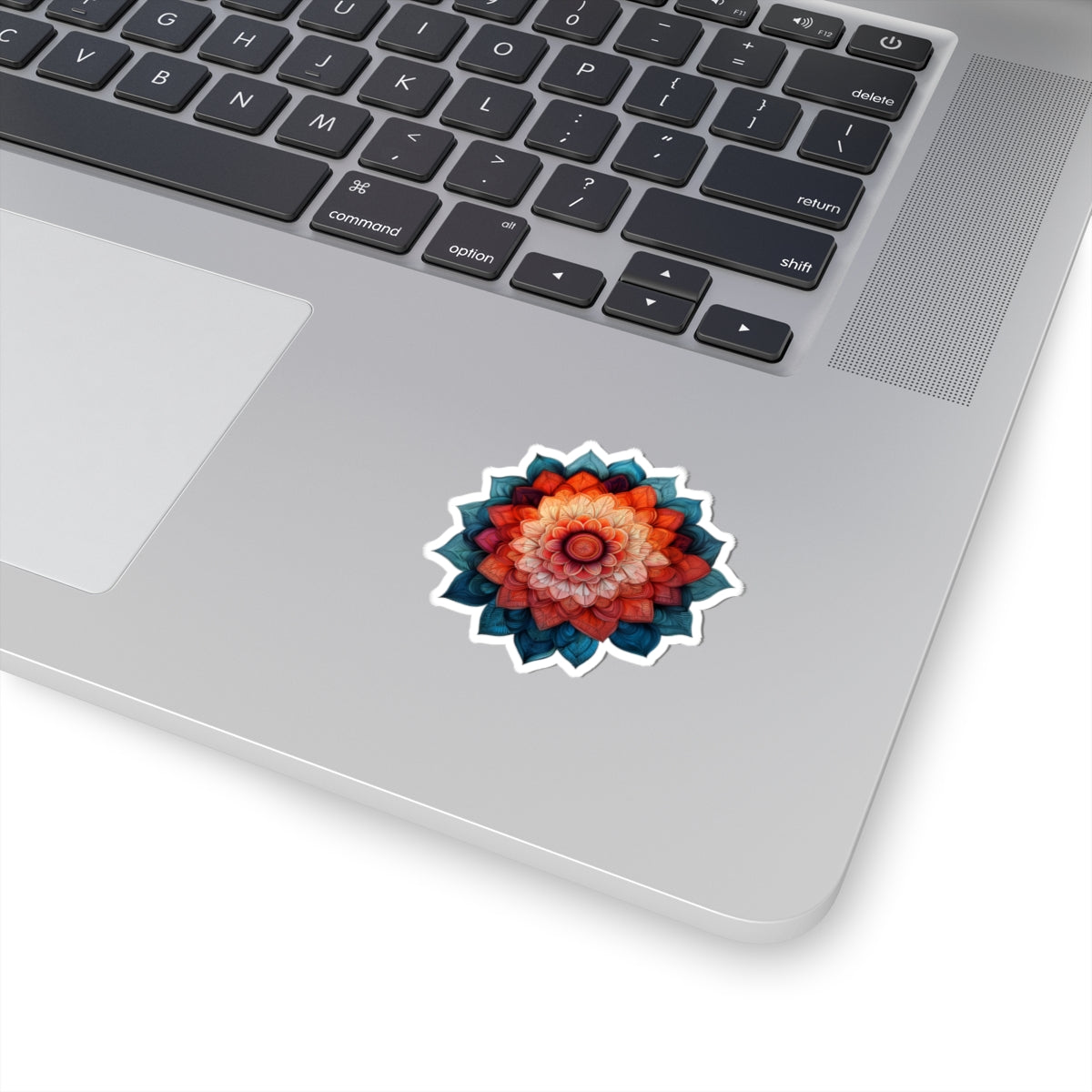 Red and Blue Mandala Sticker