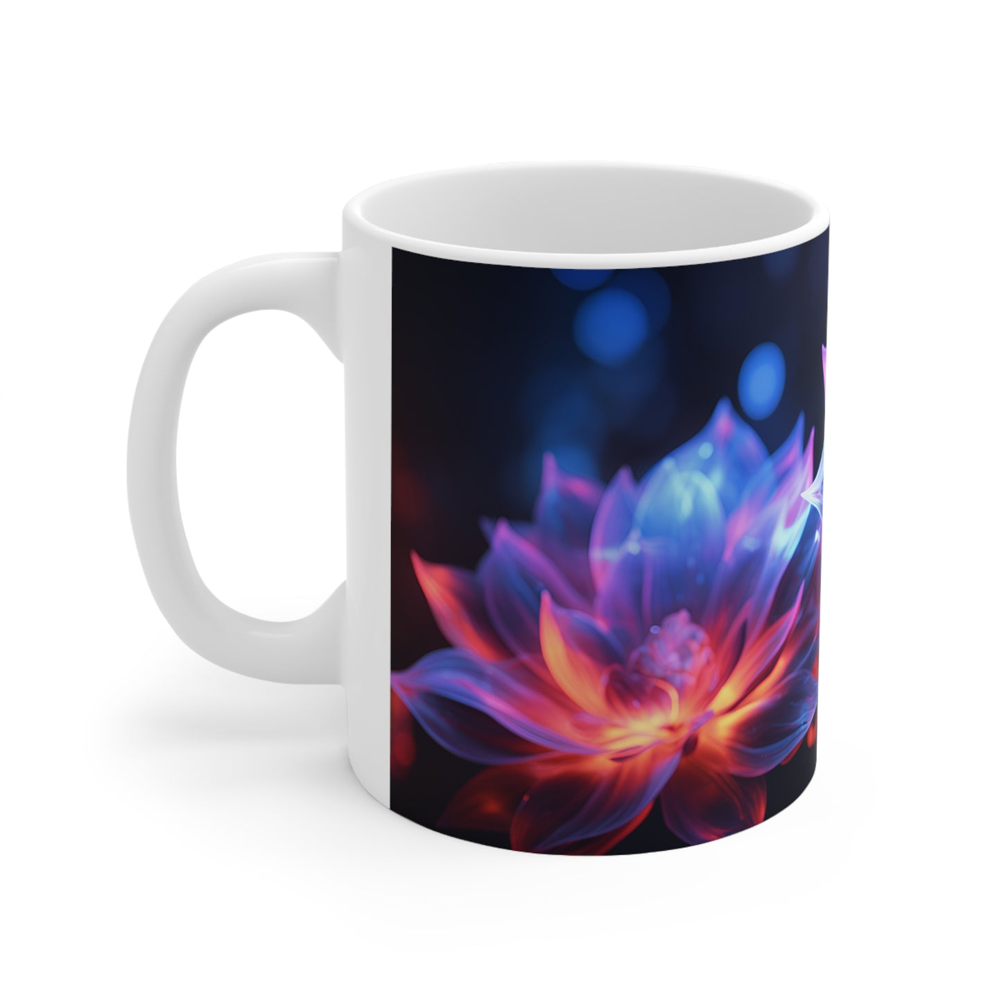 Neon Flower Mug