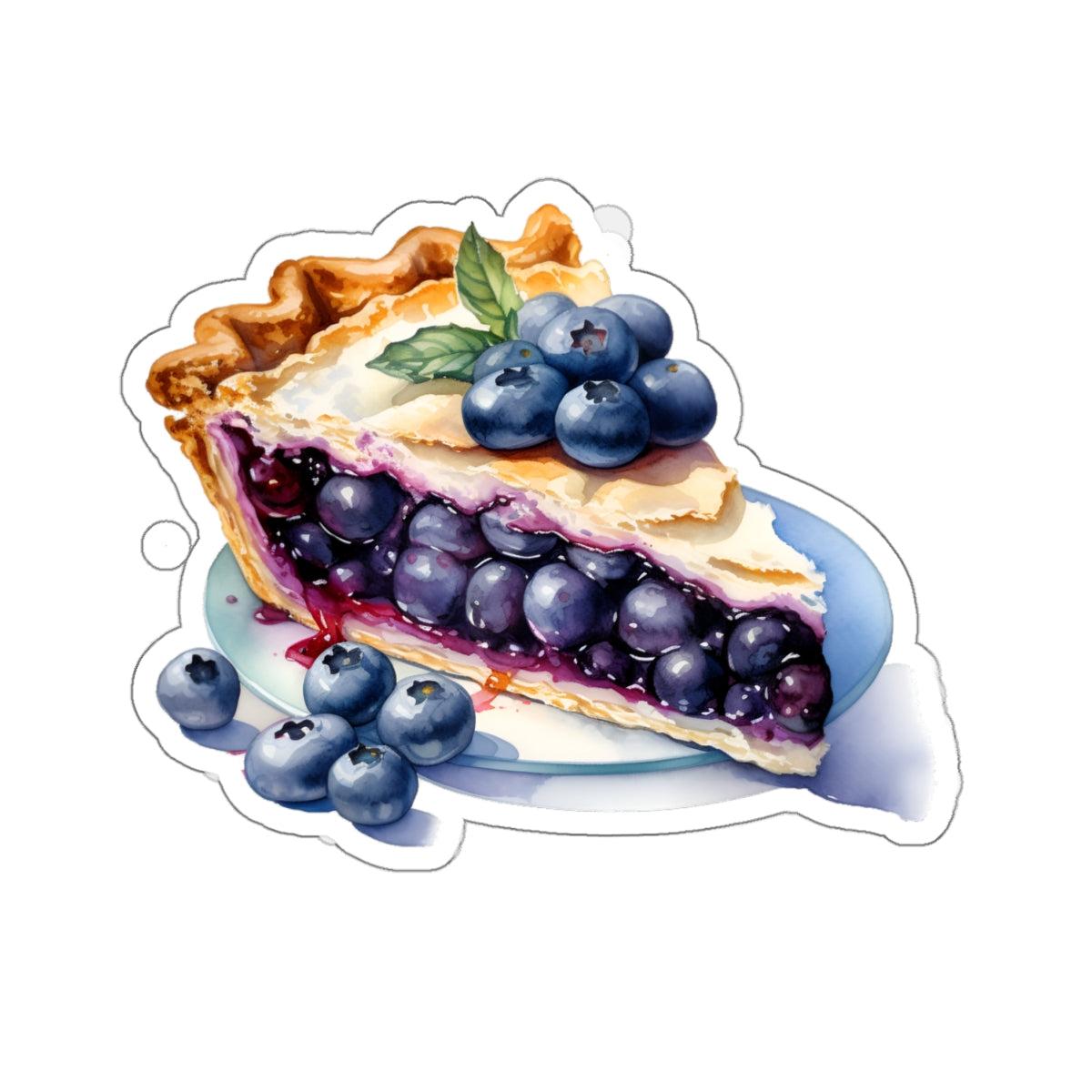Blueberry Pie Sticker