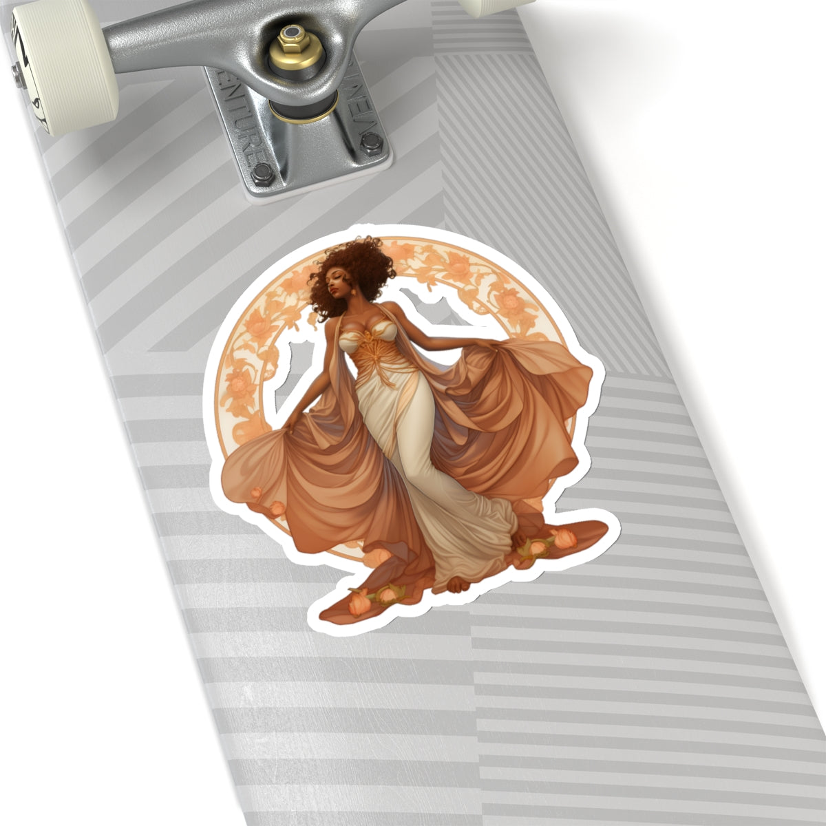 Art Deco Black Woman Sticker