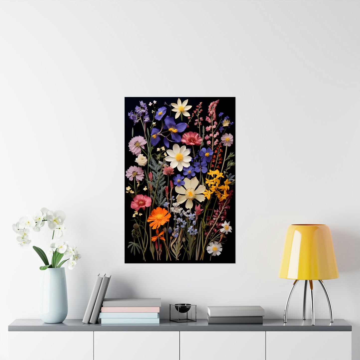 Pressed Flowers Poster