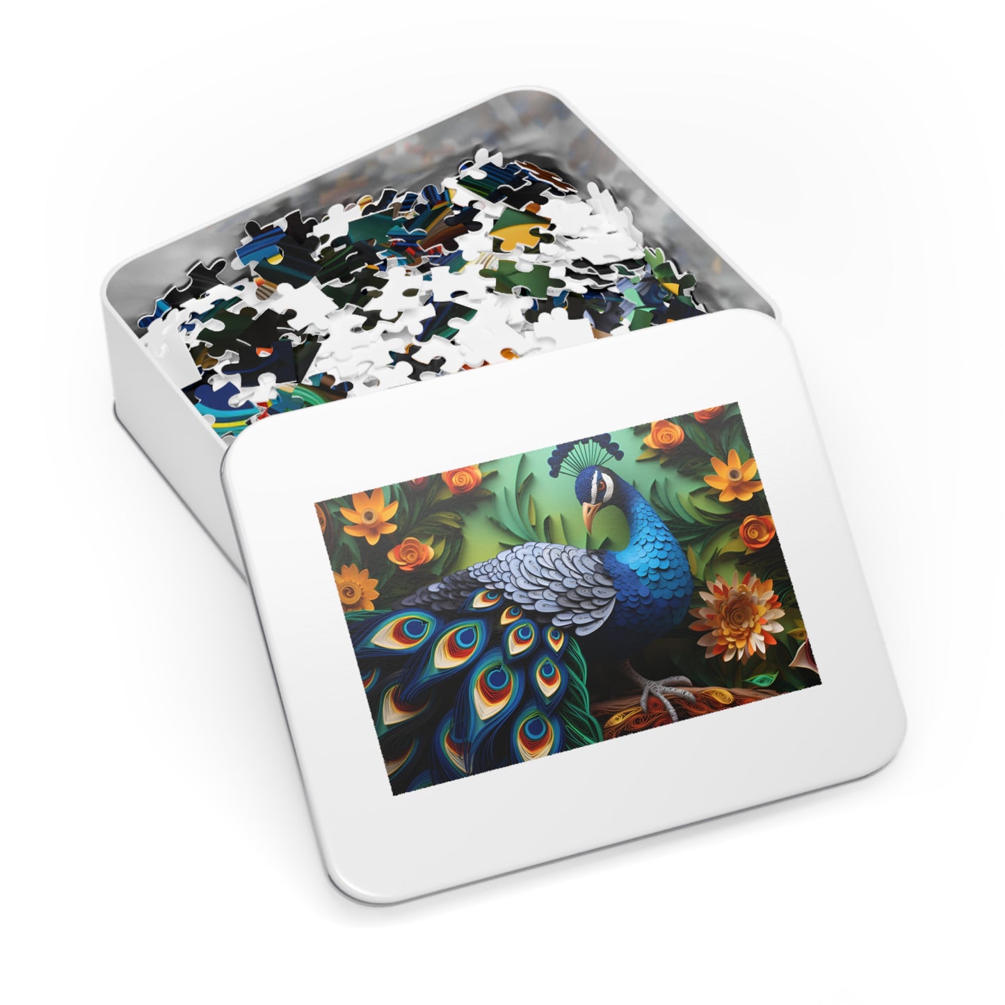 Paper Peacock Jigsaw Puzzle ( 500,1000-Piece)