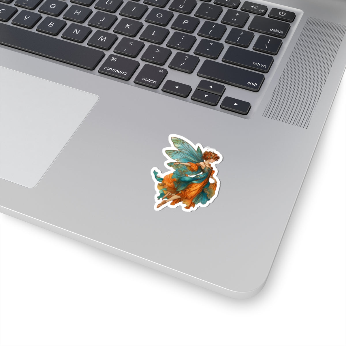 Orange and Blue Fairy Sticker