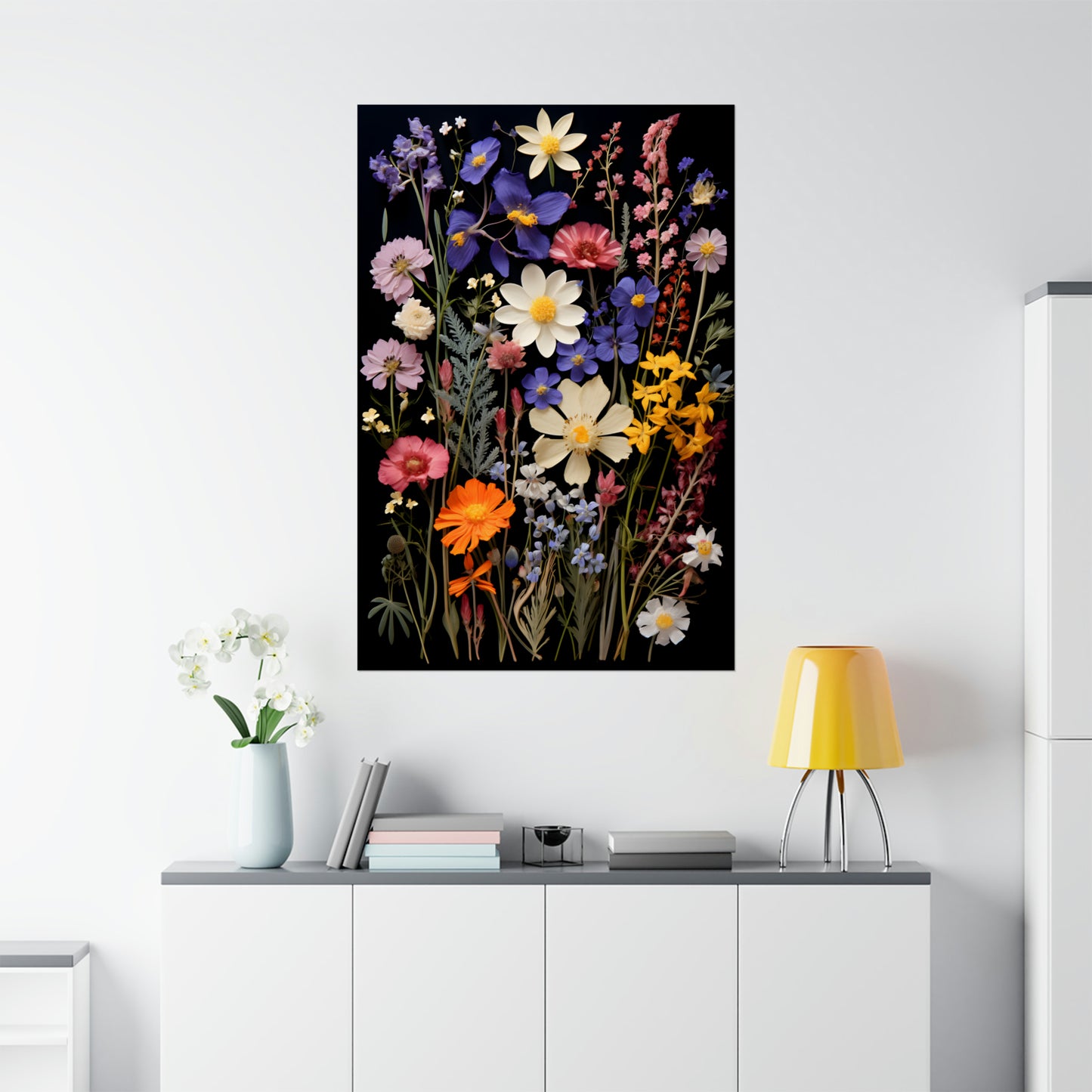 Pressed Flowers Poster