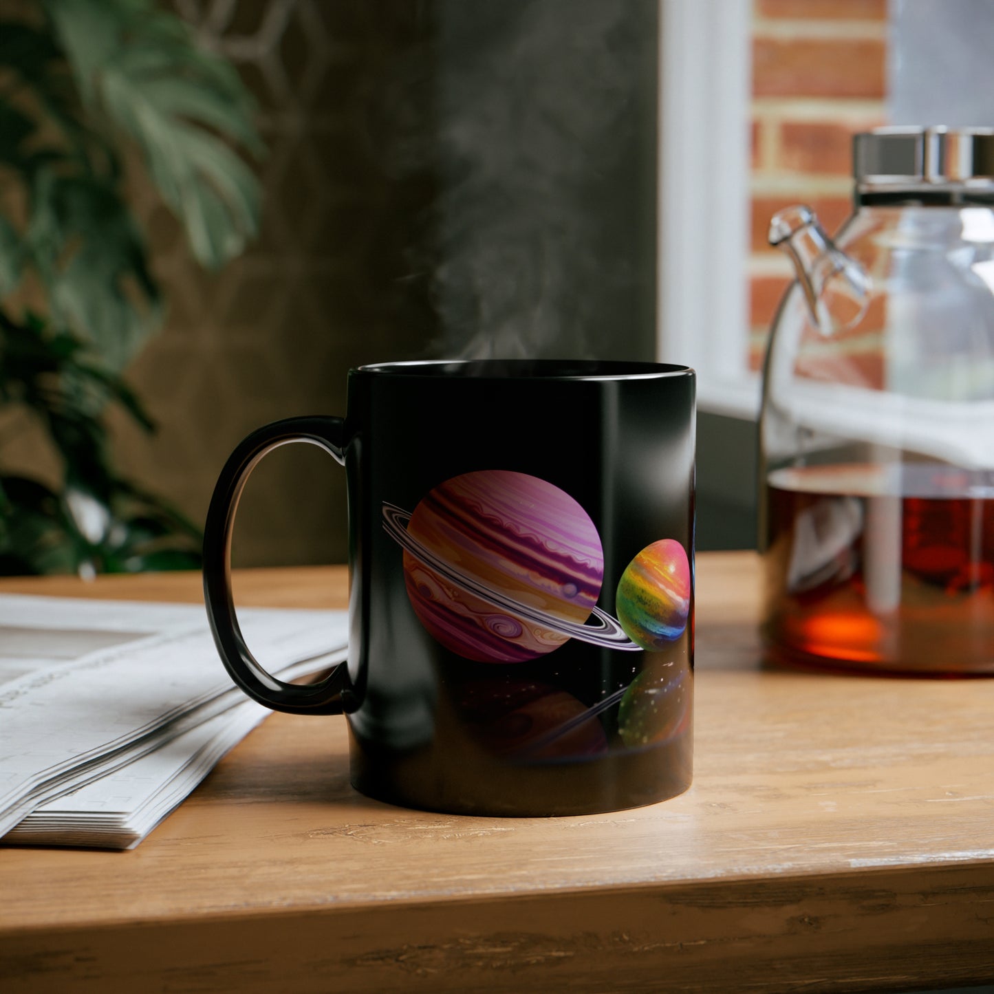 Neon Planets Mug