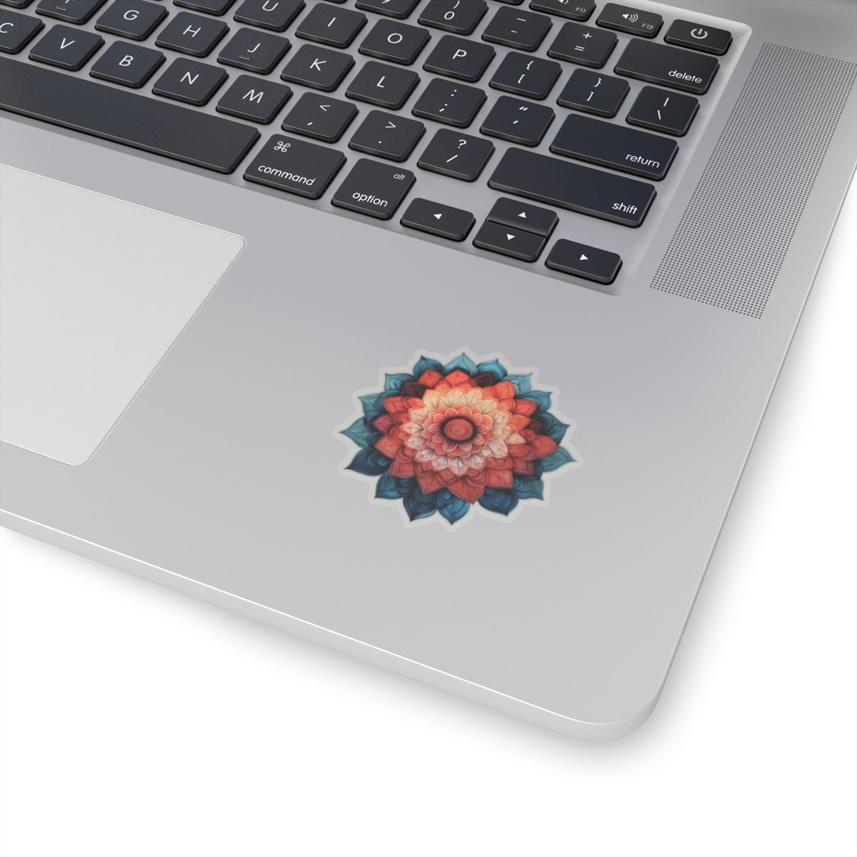 Red and Blue Mandala Sticker