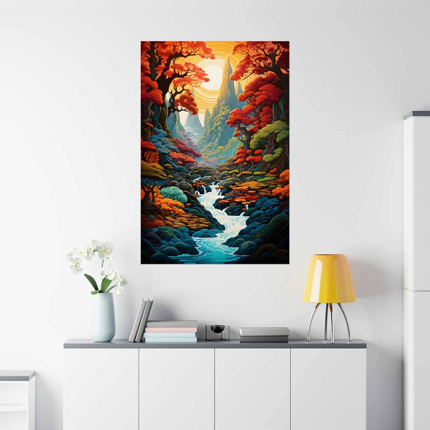 Forest Stream Poster