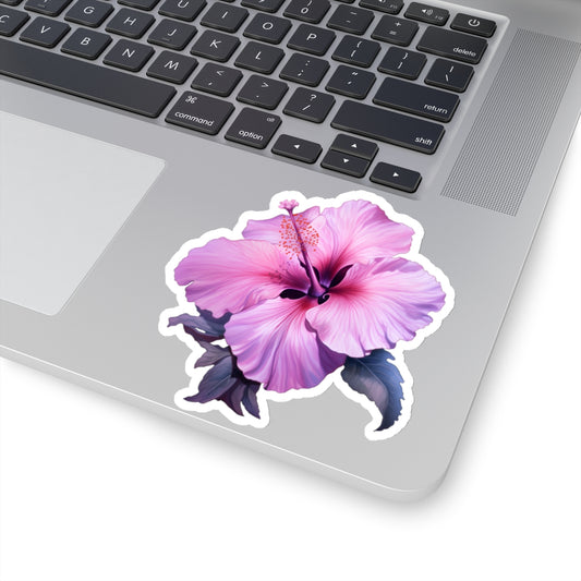 Pink Hibiscus Sticker