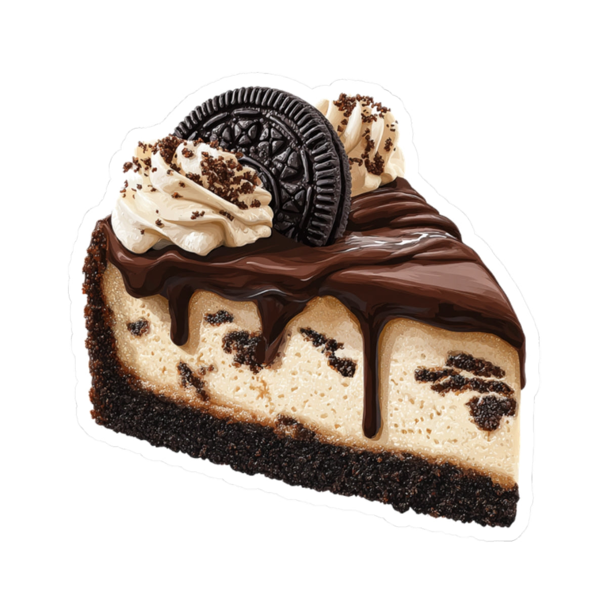 Chocolate Cookie Cheesecake Sticker