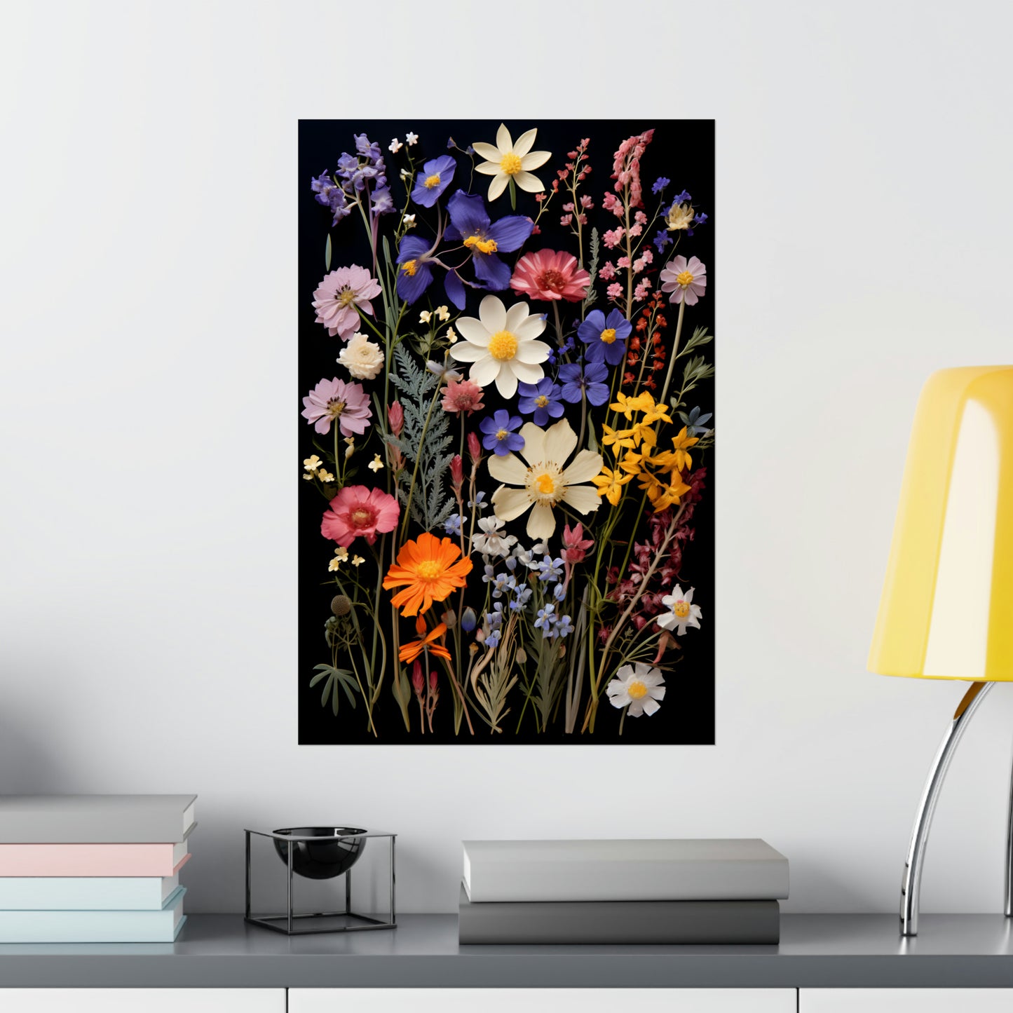 Pressed Flowers Poster