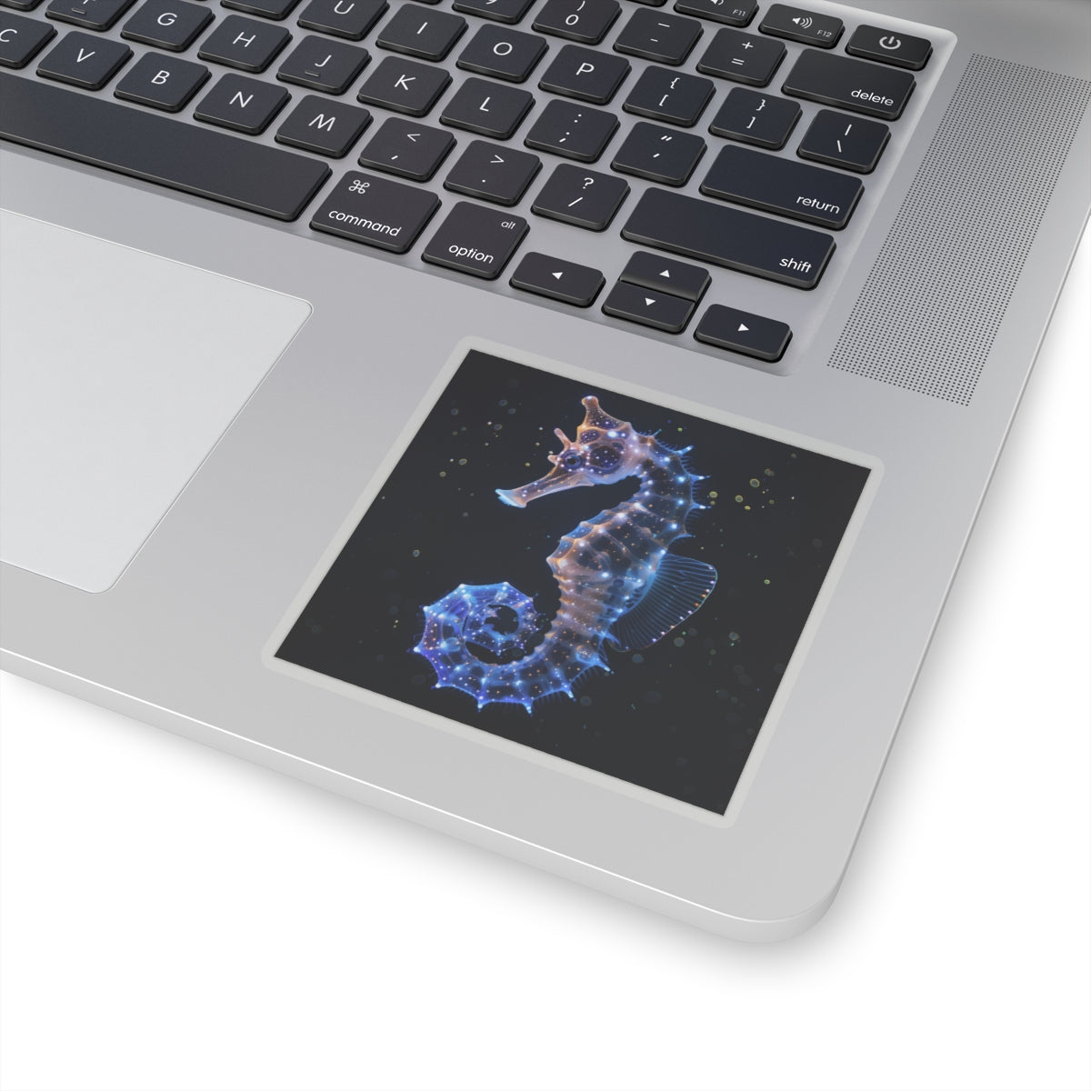 Bioluminescent Seahorse Sticker