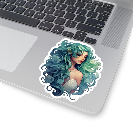 Green Sea Siren Sticker