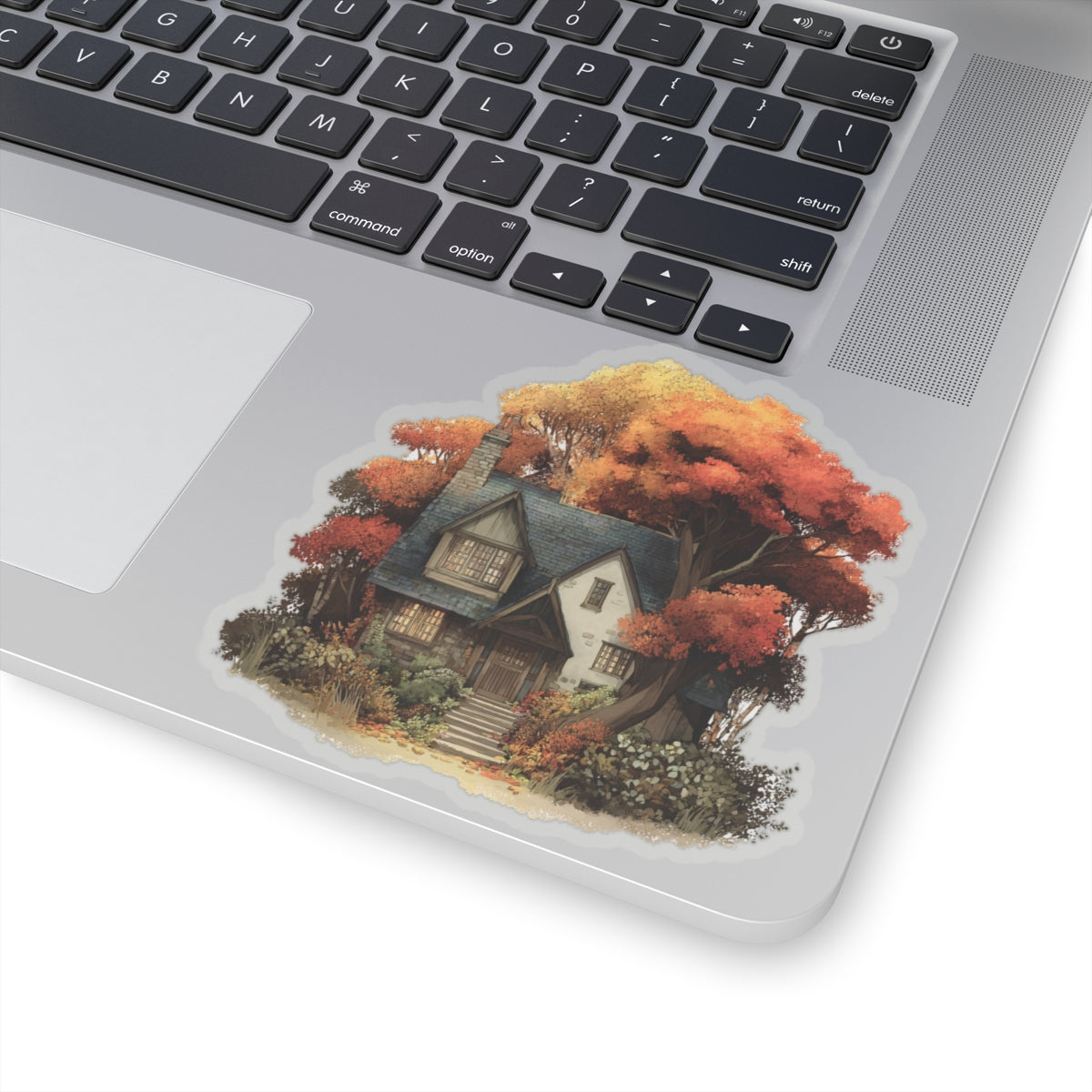 Autumnal Cottage Sticker