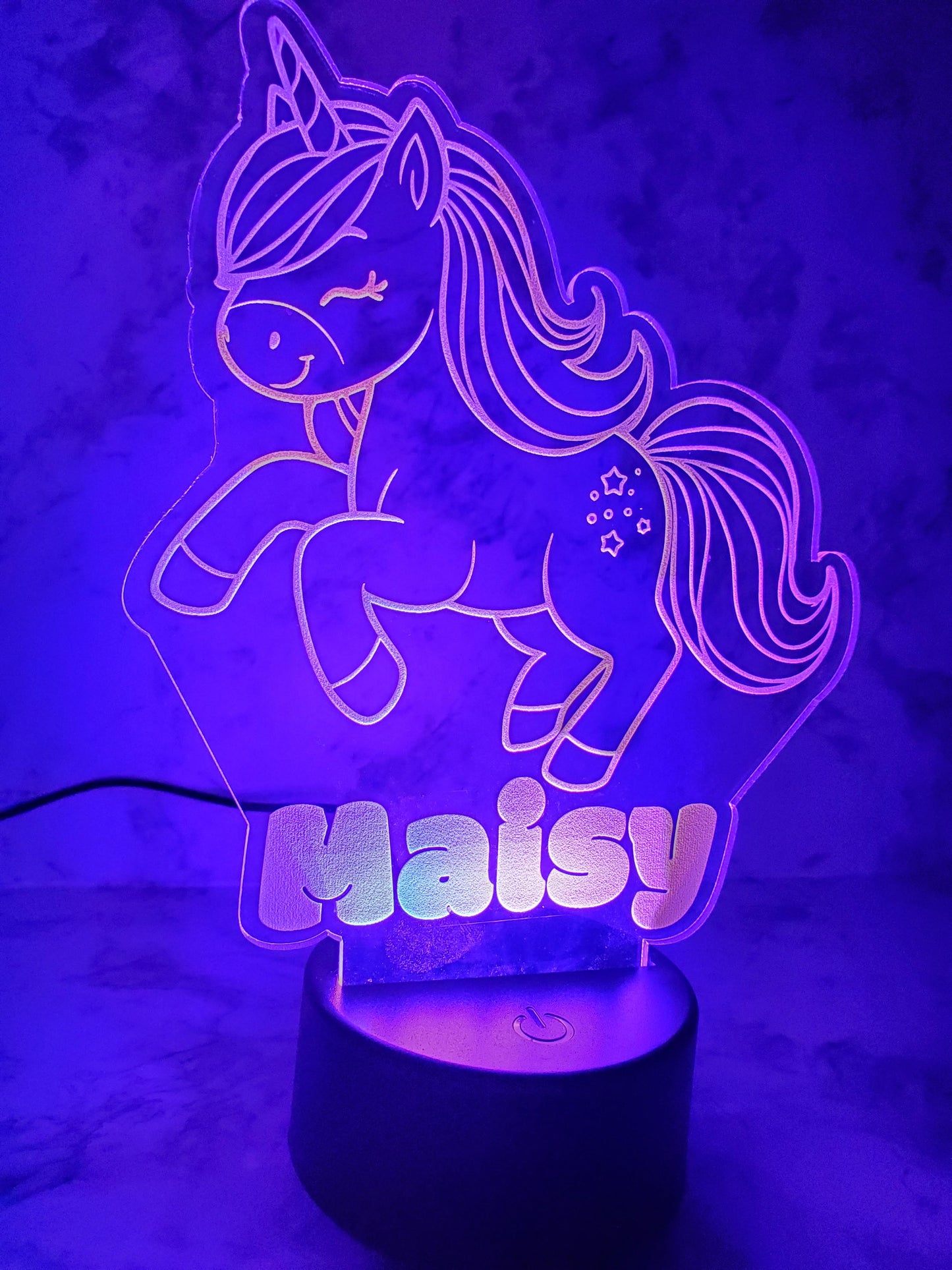 Custom Name Unicorn LED Sign