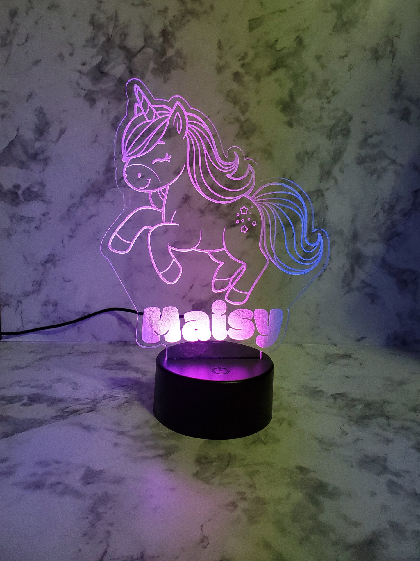 Custom Name Unicorn LED Sign