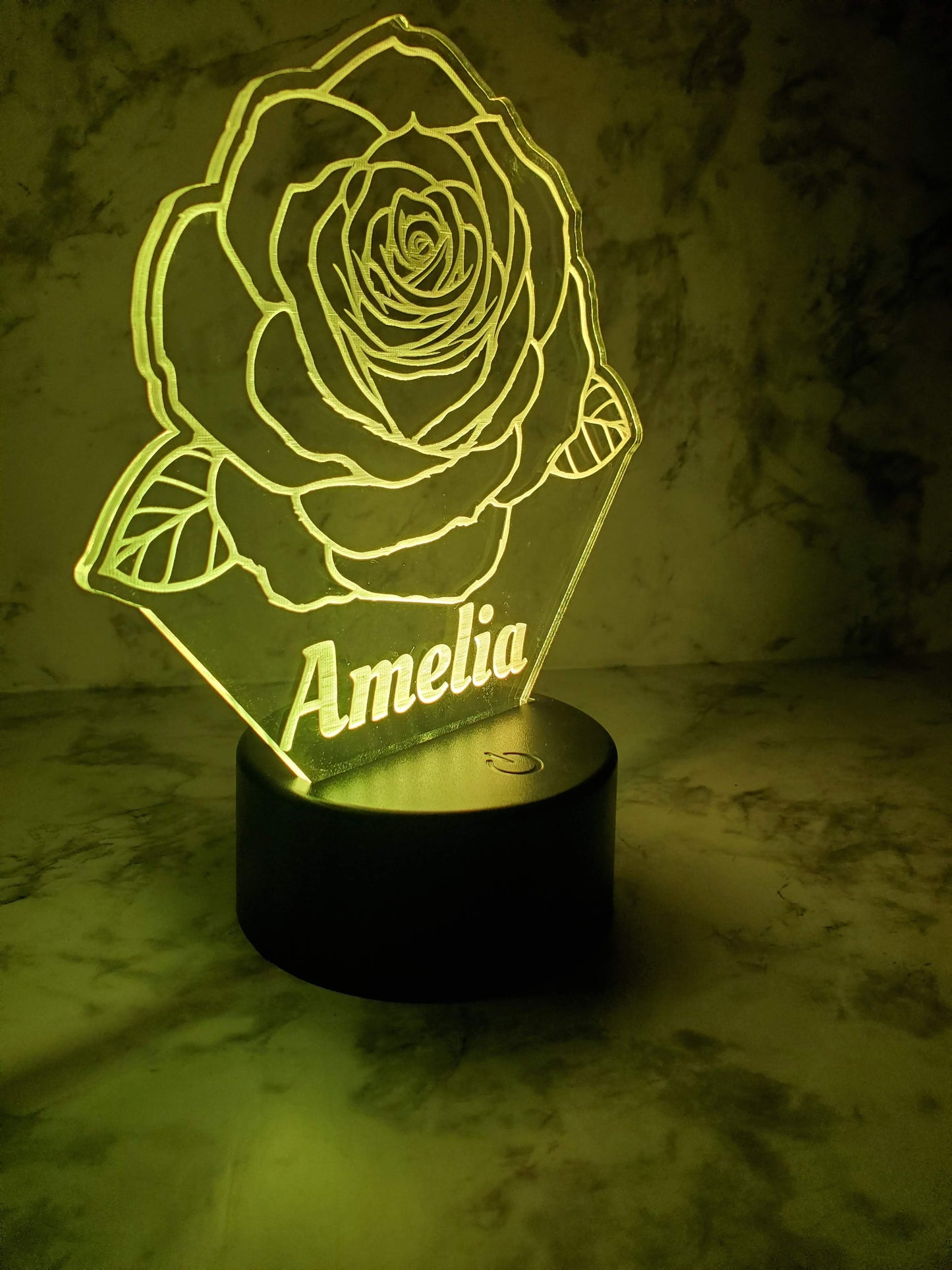 Custom Name Rose LED Sign