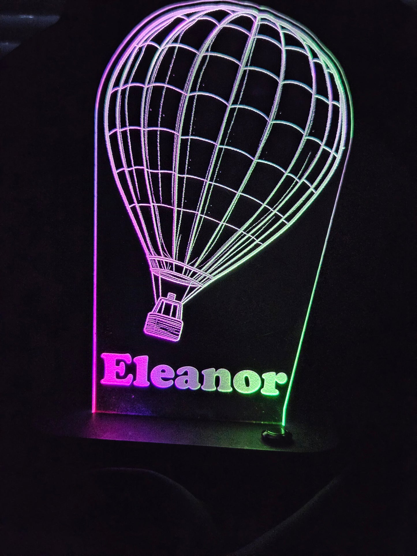 Customized Light-up Hot Air Balloon Acrylic LED Sign