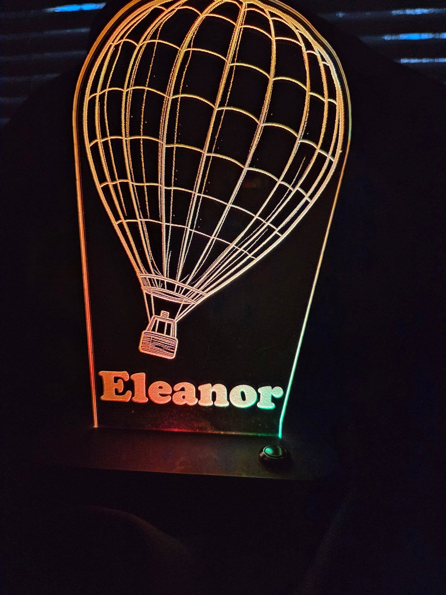 Customized Light-up Hot Air Balloon Acrylic LED Sign