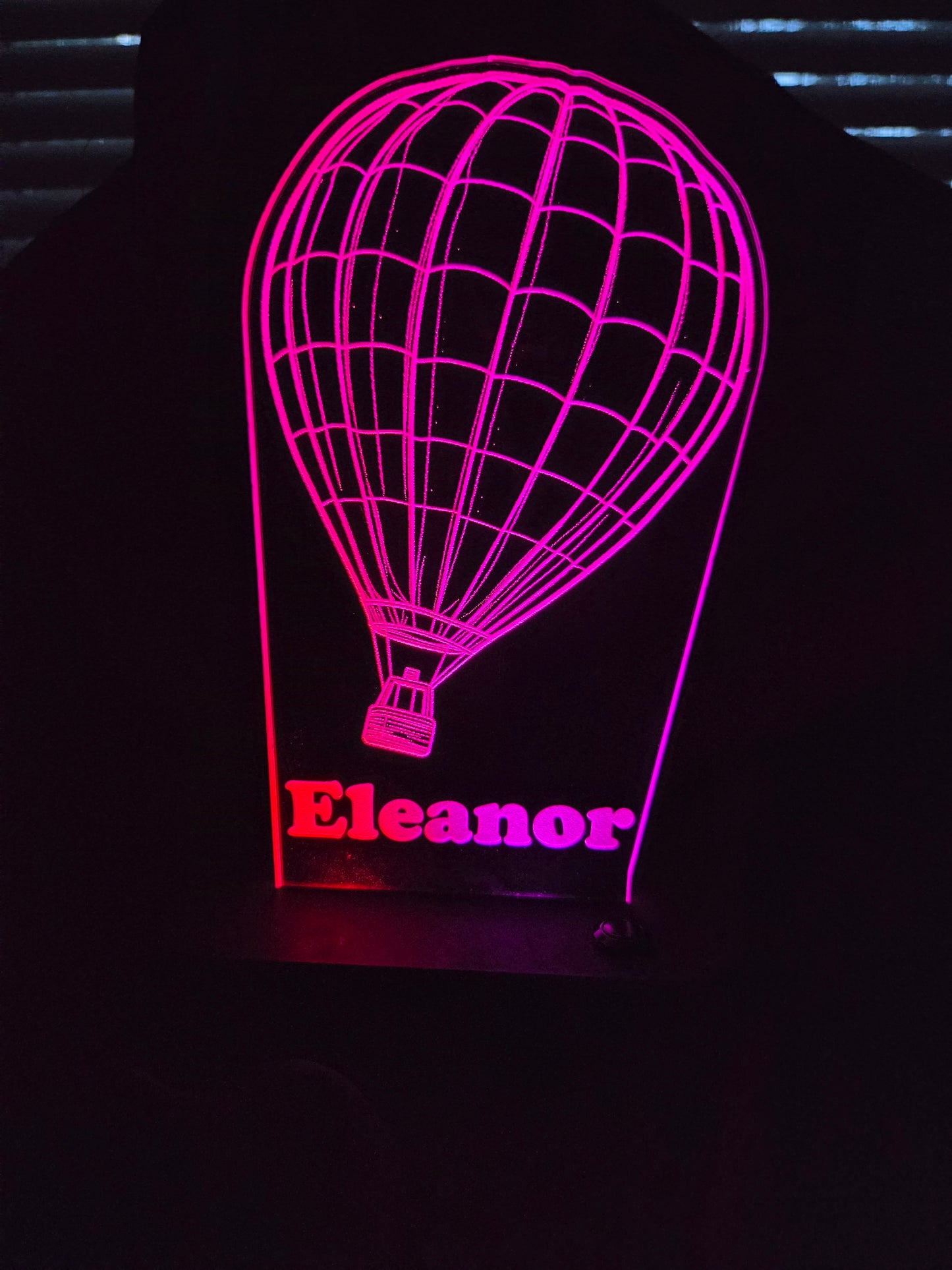 Customized Light-up Hot Air Balloon Acrylic LED Sign