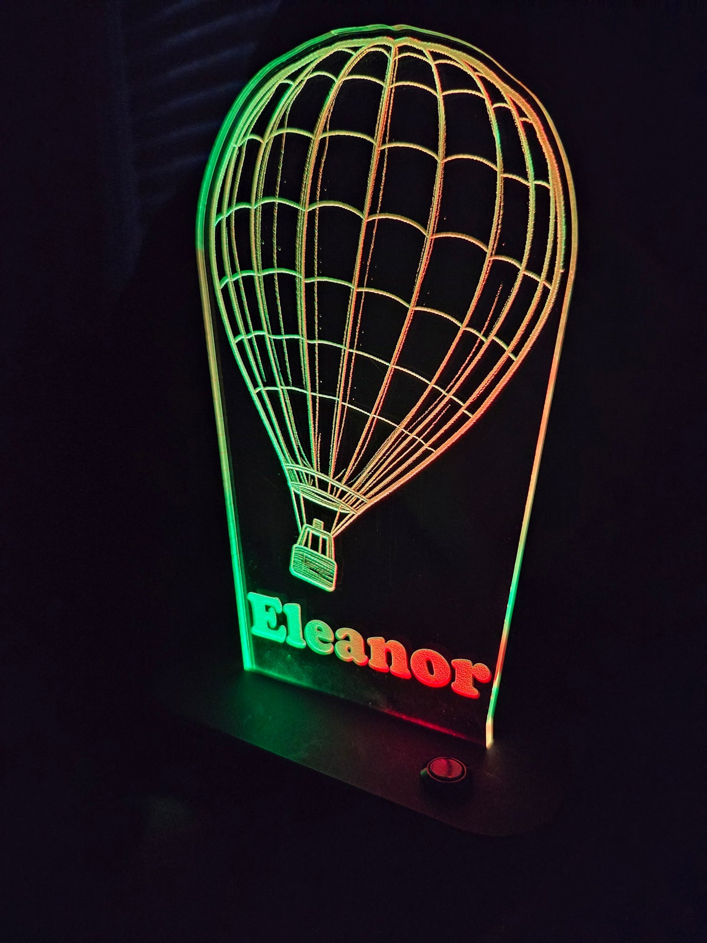 Customized Light-up Hot Air Balloon Acrylic LED Sign