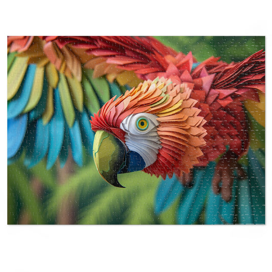 Paper Parrot Jigsaw Puzzle (252, 500,1000-Piece)